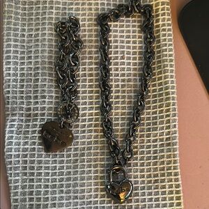 2B Bebe Black Chain Bracelet Set